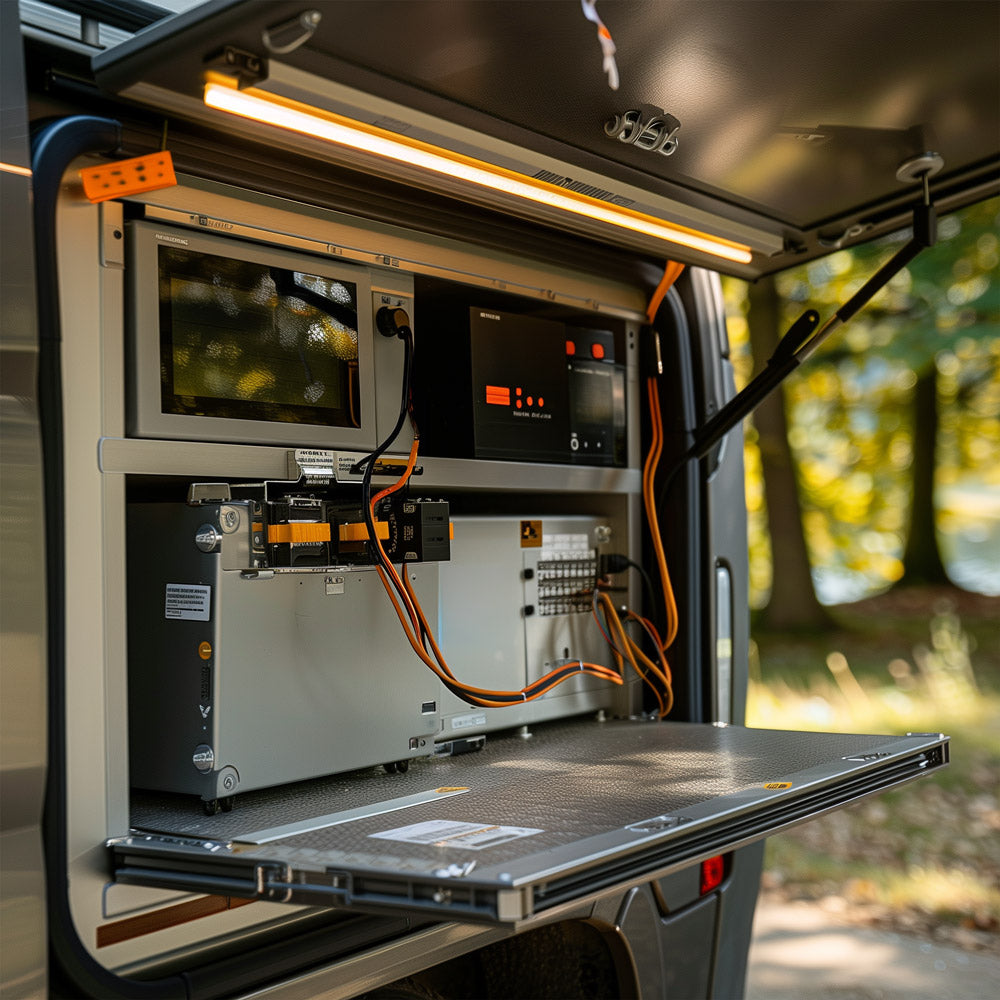 HOOTS Batterieüberwachung WLAN installiert für 12V 24V Camper