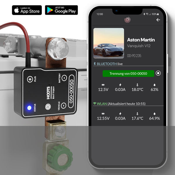 HOOTS BATTERY App für iOS Android