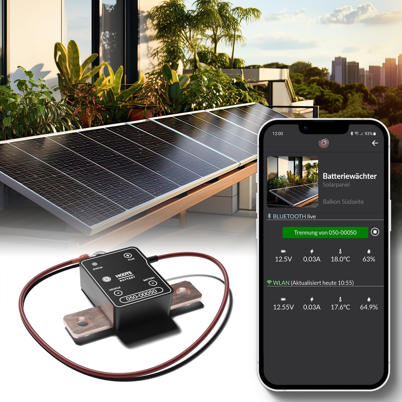 HOOTS BATTERY Battery-Guard für Solar und Photovoltaik